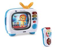 VTech-Baby Mi Tele Mágica Juegos y Canales, Televisión Interactiva Bilingüe, Juguete Niños 1 Año, Ruleta y Mando Luminoso, Enseña Conceptos y Vocabulario, Versión ESP