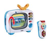 VTech-Baby Mi Tele Mágica Juegos y Canales, Televisión Interactiva Bilingüe, Juguete Niños 1 Año, Ruleta y Mando Luminoso, Enseña Conceptos y Vocabulario, Versión ESP
