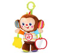 VTech-Baby Monito bebé, Peluche sonajero con mordedor, Juguete para el Carrito, Espejo de Seguridad y Anilla, Bebés +3 Meses, Versión ESP