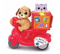 VTech-Baby Moto Pizza Entrega exprés, Vehículo Interactivo bebés +12 Meses