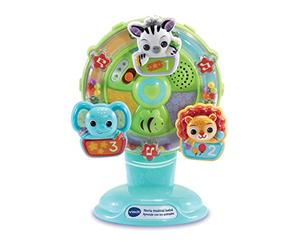 VTech-Baby Noria Musical Aprende con los Animales, Juguete Educativo para la Trona, Regalo para bebés +6 Meses, Incluye Ventosa, Versión ESP