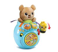 VTech Baby P Boo Bear, Multicolor, 18 x 17 x 11.5cm (528303) | Honey Pot activa el juego de p boo, música y frases, con 4 canciones y 15 melodías. De 6 a 36 meses