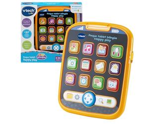 VTech-Baby Peque Tablet bilingüe Happy Play, Español-Inglés, Tableta educativa Infantil, Nuevo Vocabulario, Fomenta Desarrollo lenguaje, Regalo bebés +6 Meses, Versión ESP