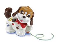 VTech - Perrito Infantil Paseos y Aventuras, Juguete de Arrastre para niños +1 año, Perro Interactivo para Llevar de Paseo, Orejas móviles, Enseña primeras Palabras, Versión ESP