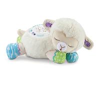 VTech-Baby Proyector peluche para bebé Ovejita dulces sueños, Bebé +0 Meses | Certificado CE + EN71, sonidos relajantes, sensor de llanto, temporizador, 15 x 8.5 x 5.8cm, 2 pilas AA, versión ESP