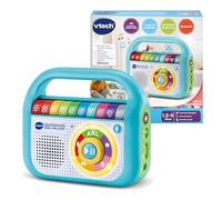 VTech-Baby Reproductor Musical Graba Canta y Baila, Radio Infantil con Bluetooth, Grabadora, Juguete para niños +1.5 años, Versión ESP