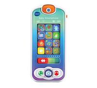 VTech - Baby Smartphone, teléfono Interactivo para bebés +12 Meses, Dos Pantallas táctiles, Diferentes apps de Juguete para interactuar simulando a los Mayores, Multicolor, versión ESP