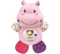 VTECH BABY - Sonajero Croc'Hippo - Peluche Texturizado Rosa