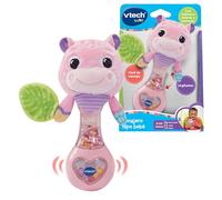 VTech-Baby Sonajero Hipo bebé rosa, Ideal para manos pequeñas, Papel crujiente, Orejitas móviles, Sin componentes electrónicos, Regalo bebés +3 meses, Versión ESP