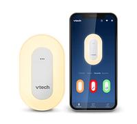 VTech BC8113 - Calmante para dormir para bebé, máquina de ruido con 40 historias/canciones/sonidos, graba tu propia voz. Altavoz Bluetooth. Ayuda para dormir para bebés con luz nocturna multicolor, no