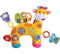 VTech Bebé Jirafa cojín 80-506804, simpático cojín para abrazar, jugar con la barriguita y sonar, para niños de 0 a 24 meses, en alemán