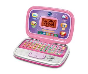 VTech bit Smart Computer - Ordenador Interactivo para niños, Ordenador con ratón y Efectos Luminosos, cómoda asa, Juego Infantil con Animales y Formas, Idioma Italiano, Pilas Incluidas, 3-7 años