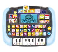 VTech bit Smart Tablet, Tableta Infantil educativa con Pantalla retroiluminada, Teclado ABC y 10 Teclas Piano, 8 Actividades y 4 Modos de Juego, Idioma Italiano, Pilas Incluidas, 2-5 años