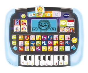 VTech bit Smart Tablet, Tableta Infantil educativa con Pantalla retroiluminada, Teclado ABC y 10 Teclas Piano, 8 Actividades y 4 Modos de Juego, Idioma Italiano, Pilas Incluidas, 2-5 años