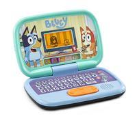 VTech Bluey Game Time - Laptop de Aprendizaje Interactivo con Contenido Preescolar, Juguete Oficial de Personajes Bluey para niños, Letras, números, música, Regalo para niños de 3, 4, 5, 6 años,