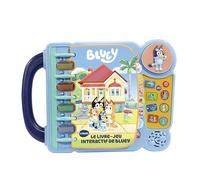 VTech - Bluey - Mi Libro Interactivo, Libro Educativo Infantil, Juguete Bluey - 3/7 años - Versión FR