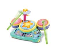 VTech Bluey Set Tambor Interactivo 4 Pads Luminosos Platillo 3 Modos