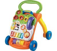 Vtech Carro de juegos y correr I Andador interactivo con música ligera y tablero de juegos extraíble, centro de aprendizaje con teclas de piano y formas, freno y volumen ajustable, niños de 12 a 36