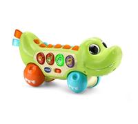 Vtech Cocodrilo Educativo para bebés - Juguete Interactivo para bebés con música, Frases y Sonidos - Colorido cocodrilo sobre Ruedas con Varios Botones - para niños de 6 a 36 Meses