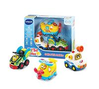 VTech - Conjunto trío de Autos pequeños - Tut Tut Bolides - Versión Francesa