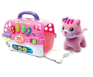 VTech Cosy Kitten Carrier Interactive Baby Activity Center with Animal Baby Toy, Educational, Musical, Sound Toy with Different Music Styles for Babies & Toddlers from 9 Months to 3 Years