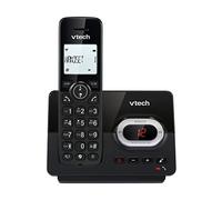 VTech CS2050 Teléfono inalámbrico Case con contestador automático, Bloqueador de Llamadas, Refuerzo de Volumen, Manos Libres, Pantalla y Teclado retroiluminados, Llamada en Espera, Modo Eco