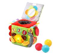 VTech - Cubo Interactivo para Despertar sensorial, Juguete para bebé con Diferentes Materiales, versión FR