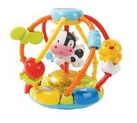 VTech - Cuentas muuusicales, sonajero bola interactiva bebé con más de 45 melodías, voces y canciones, desarrolla vocabulario y motricidad fina (3480-502922)