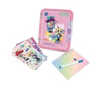 VTech Diario de notas de voz Secret Safe, diario interactivo, diario secreto con notas de voz, personalizable con tu propio diseño, regalos para niños con 3 juegos, para edades de 5, 6, 7 años en