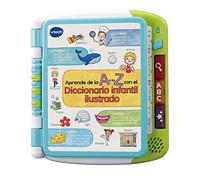 VTech - Diccionario ilustrado Escuela Infantil en casa, Libro Educativo para niños +3 años, más de 200 Palabras para Aprender, Multicolor, Versión ESP