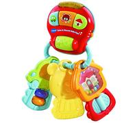 VTech Drive & Discover Keys, Rattle Toy with Sounds and Phrases, Learning Toy for Sensory Play, Baby Teether with Interactive Features, Suitable for Girls and Boys from 0 Months