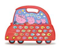 VTech - El Coche Alfabeto de Peppa Pig, Juguete niños +3 años, aprende el abecedario, descubre Nuevo Vocabulario, más de 200 Sonidos, Frases, Canciones y melodías, Muticolor