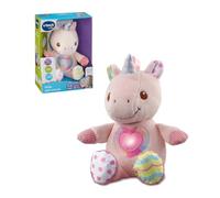 VTech Estrella Dulces Abrazos, Gato Peluche Interactivo con más de 45 Canciones, melodías, Frases y Sonidos, corazón Luminoso Que Cambia de Color, Diferentes Materiales, Idioma Italiano, Pilas