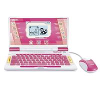 VTech - Genio XL Bilingüe Español-Inglés, Juguetes Electrónicos +5 Años | Ordenador Interactivo color rosa, 164 Actividades Educativas, Teclado QWERTY, Ratón, Juegos, Música, Ciencias, Versión ESP