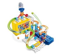 VTech - Juego de construcción y Caja de Almacenamiento M400, Juego de construcción y Caja de Almacenamiento, 65 Unidades, 5 Bolas, Regalo para niños a Partir de 4 años - Contenido en francés