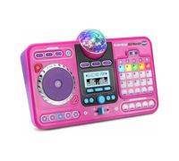 VTech - Kidi DJ Mix, Mesa de mezclas electrónica para niños 10 en 1, Bluetooth, Efectos de sonido, Luces, Bola de discoteca, Aprendizajes y juegos, Regalo para niños +6 años, Versión ESP