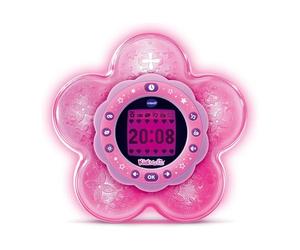 VTech KidiMagic Galaxy Light, Radio Despertador 9 en 1, proyector Infantil Aurora Boreal, Flor Luminosa con Sensor de Movimiento, Radio FM y MP3, Idioma Italiano, Pilas Incluidas, a Partir de 6 años