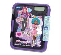 VTech - KidiSecrets 365 Mi Diario de audios Secretos, Color Negro, Guarda 365 Notas de Voz, Código Secreto, Personalizable, Incluye Cuaderno y rotulador, Regalo niños +5 año, Versión ESP