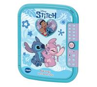 VTech - KidiSecrets Diario Secreto de Stitch, Juguetes Electrónicos Niños +5 Años, Código 4 Dígitos, Grabación y Efectos de Voz, Libreta A6 y Compartimento Secreto, Versión ESP