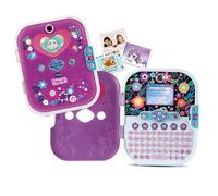 VTech - KidiSecrets Diario Secreto Digital, Reconocimiento Facial, Cámara Fotos y vídeo, MP3, Luces, Juegos Educativos y Mascota Virtual, Regalo niños +5 años, Versión ESP