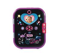 VTech Kidisecrets Selfie Music 2.0 Black - Diario infantil con 2 cámaras, reproductores MP3, reconocimiento facial, efectos luminosos y mucho más, para niños de 6 a 12 años