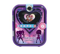 VTech KidiSecrets Video Fashion Diario Secreto Negro Italiano 6+ años | Diario secreto, código y reconocimiento facial, 4 estilos, fotos y vídeo, 20 actividades, idioma italiano, pilas incluidas