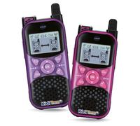 VTech - KidiTalkie Explorer Morado/Rosa, Walkie-Talkies Infantil con Linterna y Efectos de Voz, Envío de Mensajes, Función Cambio de Voz, Juegos, Regalo niños +4 años, Versión ESP