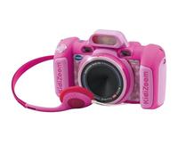 VTech - Kidizoom Duo FX Rosa, Cámara de Fotos Infantil +4 años | Selfies, Vídeo, Pantalla a color, Estudio de cómic, Filtros y Efectos divertidos, 4 pilas AA, Versión ESP