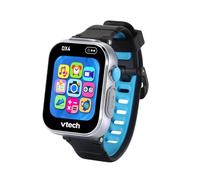 VTech Kidizoom DX4 - Reloj inteligente 16 en 1, color negro, italiano a | Smartwatch 16 en 1, doble cámara selfie, fotos y vídeo, 8 juegos, linterna, idioma italiano, batería recargable