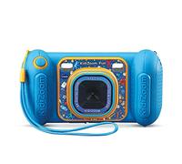 VTech KidiZoom Fun Azul, Cámara Digital Infantil 9 en 1, Fotos y Vídeos, Pantalla a Color, Filtros, Marcos y Efectos Rigolos, Regalo para niños de 3 años a 10 años. Contenido en francés