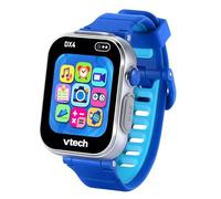 VTech - KidiZoom Smartwatch DX4, Color Azul, Cámara Dual para Fotos y Selfies, Juegos, Podómetro, Pantalla Vertical a Color, Reproductor de música, Versión ESP