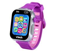 VTech - KidiZoom Smartwatch DX4, Color Frambuesa, Cámara Dual para Fotos y Selfies, Juegos, Podómetro, Pantalla Vertical a Color, Reproductor de música, Versión ESP