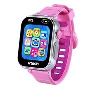 VTech - KidiZoom Smartwatch DX4, Color Rosa, Cámara Dual para Fotos y Selfies, Juegos, Podómetro, Pantalla Vertical a Color, Reproductor de música, Versión ESP