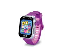 VTech KidiZoom Smartwatch DX4 Frambuesa | Reloj VTech para niños con pantalla táctil a color, cámara y vídeo, control parental, juegos y aplicaciones en francés